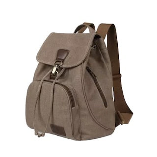 Foto 1 | Foto 1 | Mochila Escolar Antirrobo de Lona se Adapta Una Laptop de 13 Pulgadas Marrón
