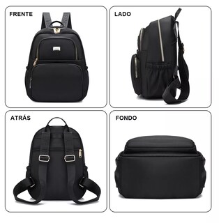 Foto 3 | Foto 3 | Mochila Bolso De Mujer Belug Impermeable Antirrobo color Negro