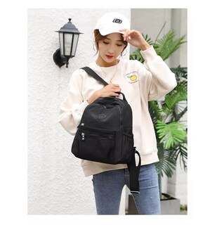 Foto 3 | Foto 3 | Mochila Bolso De Mujer Impermeable Antirrobo Negro