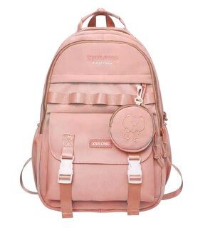 Foto 1 | Foto 1 | Mochila Escolar De Viaje Juvenil De Moda Gran Capacidad Rosa