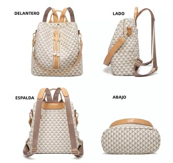 Foto 3 | Foto 3 | Kit Mochila Moda Casual Bolso Casual Para Mujer, 2 Piezas