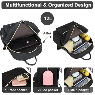 Foto 7 | Foto 7 | Mochila Casual Btoop Negra-Venta Internacional