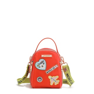 Foto 1 | Foto 1 | Mochila Multifuncional Nicole Lee de Nailon Con Parches
