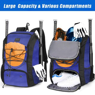 Foto 3 | Foto 3 | Bolsa De Béisbol Matein Softbol Para Hombre Y Mujer Con Compartimento Para Zapatos - Venta Internacional.