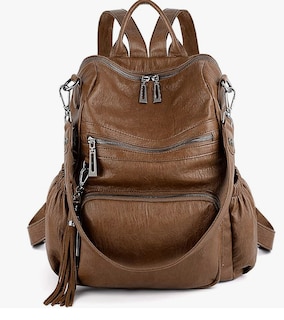 Foto 4 | Foto 4 | Mochila de Piel Xtellar Marrón para Mujer