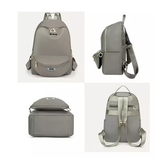 Foto 5 | Foto 5 | Bolsas Mochilas Escolares De Mujer Bolso Antirrobo 2 Piezas Moda Belug Caqui