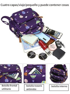 Foto 3 | Foto 3 | Mochila Xtellar Antirrobo De Moda Para Mujer Bolso De Hombro Pequeño