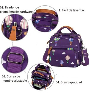 Foto 5 | Foto 5 | Mochila Xtellar Antirrobo De Moda Para Mujer Bolso De Hombro Pequeño
