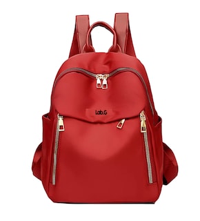 Foto 1 | Foto 1 | Mochila Para Mujer Moda Impermeable, Rojo