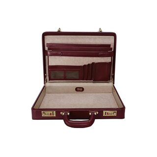 Foto 3 | Foto 3 | Maletín Attaché Mcklein Daley Leather 3.5 Borgoña - Venta Internacional
