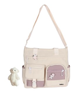 Foto 1 | Foto 1 | Bolso Lab.g Multifuncional De Lona De Gran Capacidad Blanco