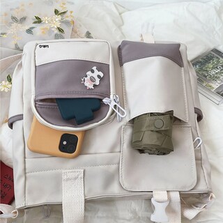 Foto 3 | Foto 3 | Bolso Lab.g Multifuncional De Lona De Gran Capacidad Blanco