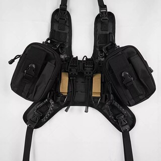 Foto 3 | Foto 3 | Chaleco Belug Tanque De Motocicleta Con Varios Accesorios Negro