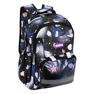 Foto 2 | Foto 2 | Mochila Unisex Negro Algodón Arcoiris Sintetico Meilin Nueva Imagen