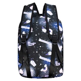 Foto 3 | Foto 3 | Mochila Unisex Negro Algodón Arcoiris Sintetico Meilin Nueva Imagen