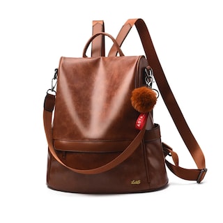 Foto 1 | Foto 1 | ''mochila Mujer Moda Impermeable Antirrobo Bolsa Para Mujer Lab.g Marrón