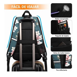 Foto 3 | Foto 3 | Mochila De Almuerzo Portátil Peonía Belug, Multicolor