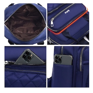 Foto 4 | Foto 4 | Mochila Impermeable Para Mujer Belug, Azul Marino