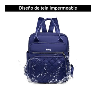 Foto 5 | Foto 5 | Mochila Impermeable Para Mujer Belug, Azul Marino