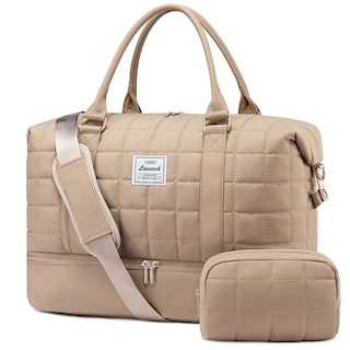 Foto 1 | Foto 1 | Bolsa De Viaje Lovevook Puffer Weekender De 45 Litros Con Compartimento Para Zapatos - Venta Internacional.