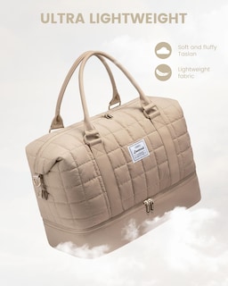Foto 3 | Foto 3 | Bolsa De Viaje Lovevook Puffer Weekender De 45 Litros Con Compartimento Para Zapatos - Venta Internacional.