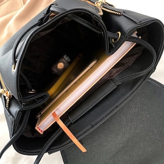 Foto 2 | Foto 2 | Mochila Mujer Bolsa Con Metalica Lab.g Negro