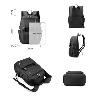 Foto 3 | Foto 3 | Mochila 30l Eo Safe Imports Esi-19846 Negro