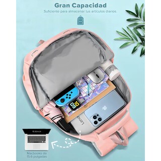 Foto 4 | Foto 4 | Mochila Antirrobo Eo Safe Imports Esi-19852 Rosa