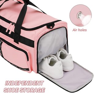 Foto 5 | Foto 5 | Bolsa De Viaje Maxtop, Bolsa De Gimnasio Para Mujer, Rosa Con Compartimento Para Zapatos - Venta Internacional.