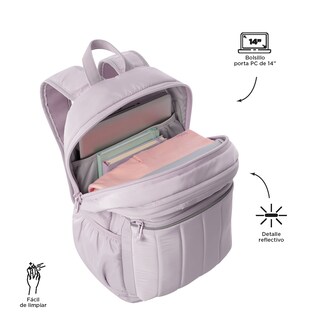Foto 3 | Foto 4 | Mochila Ergonómica Grande Porta Laptop 14 | 21 L Plaine