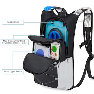 Foto 2 | Foto 2 | Mochila De Hidratación Miycoo Lightweight Water De 10 Litros Con Bolsa De 2 Litros - Venta Internacional.