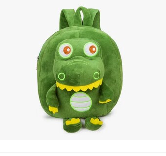 Foto 1 | Foto 1 | Mochila De Peluche Para Niños Dinosaurios Con Cierre Linda Bolsa Multiusos Para La Escuela Viajes O Como Regalo Especial
