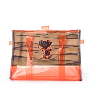 Foto 1 | Foto 1 | Bolsa De Mano Tote Snoopy Monster Oficial Naranja Peanust