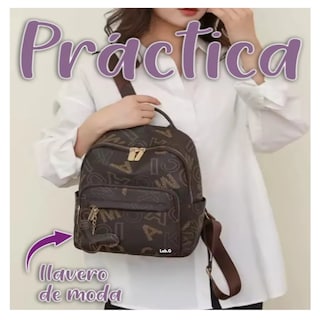 Foto 2 | Foto 2 | Bolsa Mochila Mujer Casual Lab.g Beige