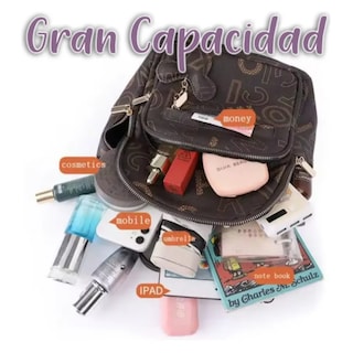 Foto 3 | Foto 3 | Bolsa Mochila Mujer Casual Lab.g Beige