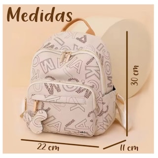 Foto 4 | Foto 4 | Bolsa Mochila Mujer Casual Lab.g Beige
