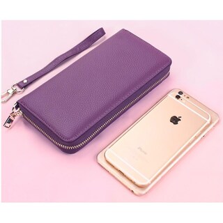 Foto 4 | Foto 4 | Mochila Huoguo Para Mujer Bolso Largo De Piel Con Cremallera Marrón - Venta Internacional.