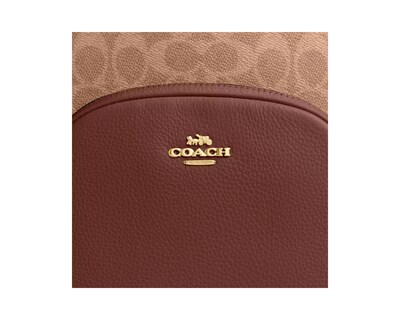 Foto 4 | Foto 4 | Mochila Court Backpack Signature Canvas Cz176 Color Café