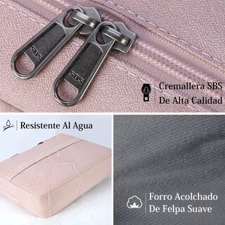 Foto 2 | Foto 2 | Maletín Malubero  Rosa para Laptop de 15.6 Pulgadas