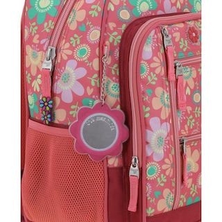 Foto 8 | Foto 8 | Mochila Grande Para Niña Chenson Happy Girl Rosa Floris Porta Tablet De Hasta 10''. Rosa