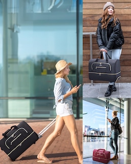 Foto 2 | Foto 2 | Bolsa De Viaje Con Ruedas Bagsmart Para Equipaje De Mano Con Ruedas, 45 Litros - Venta Internacional.