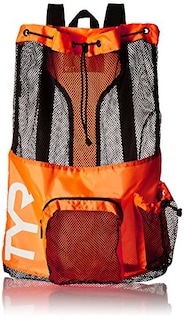 Foto 1 | Foto 1 | Venta Internacional- Mochila Grande de Malla Tyr para Nadar Gimnasio y Equipamiento de Entrenamiento Naranja