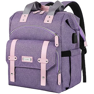 Foto 1 | Foto 1 | Venta Internacional - Mochila Para Laptop Mujeres, Antirrobo Con Usb, Rfid, Resistente Agua, Amplia Apertura Trabajo, Escuela,