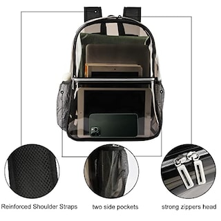 Foto 3 | Foto 3 | Venta Internacional - Mochila Transparente Neurora Clear De Tpu Resistente