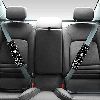 Foto 4 | Foto 4 | Venta Internacional - Título: Funda Correa Cinturón Auto Luna Y Estrellas 2 Pcs Forchrinse P/ Coche, Camión, Suv, Mochila, Bol