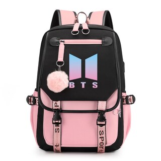 Foto 1 | Foto 1 | Venta Internacional- Mochila Escolar BTS Rosa