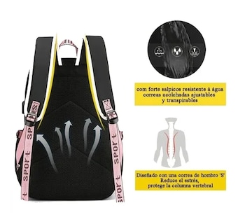 Foto 3 | Foto 3 | Venta Internacional- Mochila Escolar BTS Rosa