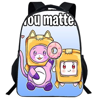 Foto 1 | Foto 1 | Venta Internacional - Mochila Lankybox con Estampado de Dibujos Animados