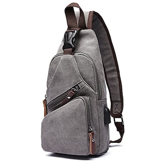 Foto 2 | Foto 2 | Venta Internacional - Bandolera Casual color Gris para Caballero