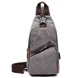Foto 4 | Foto 5 | Venta Internacional - Bandolera Casual color Gris para Caballero